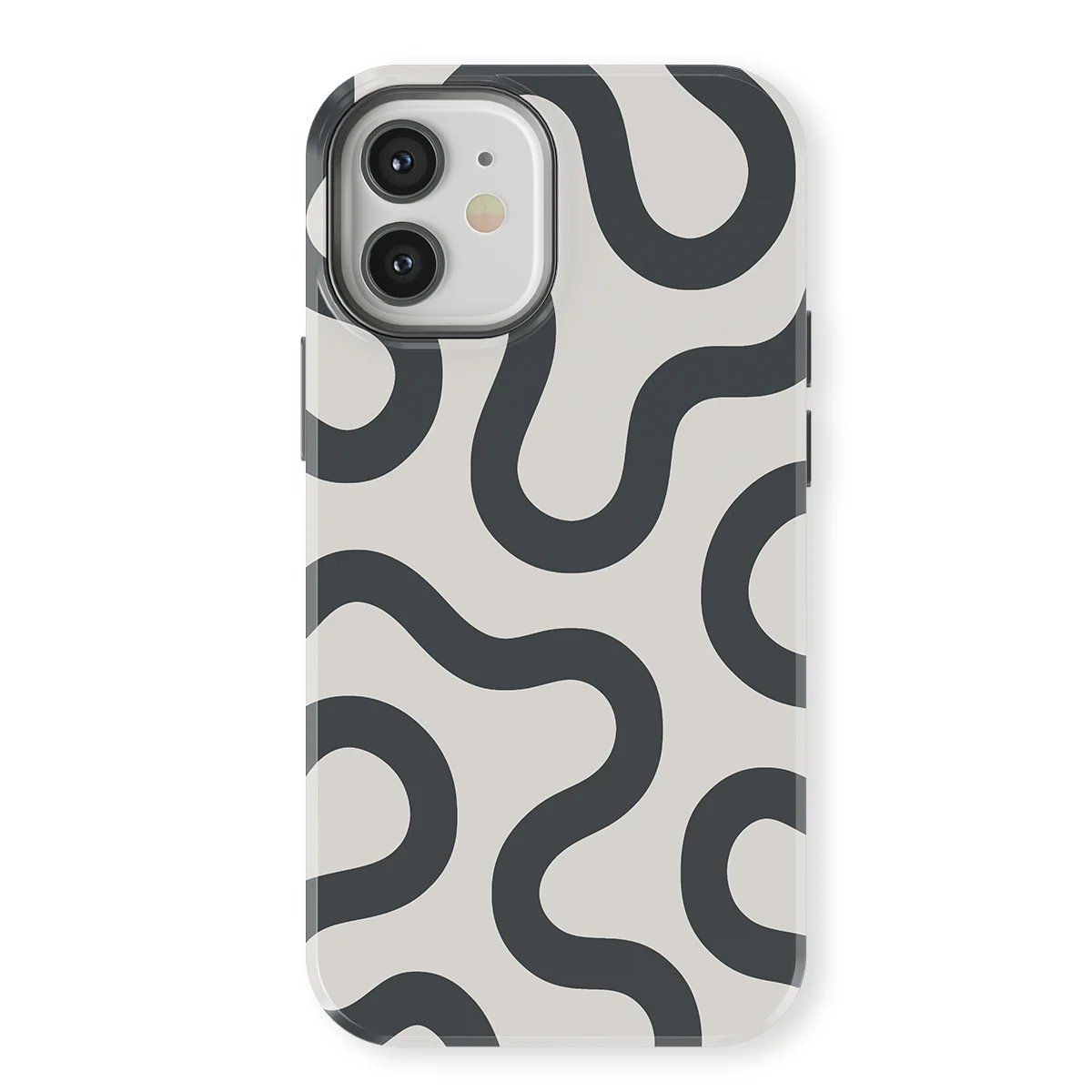 Motion Flow - Graphite Glide - White/Grey case for iPhone 12 - Image 1