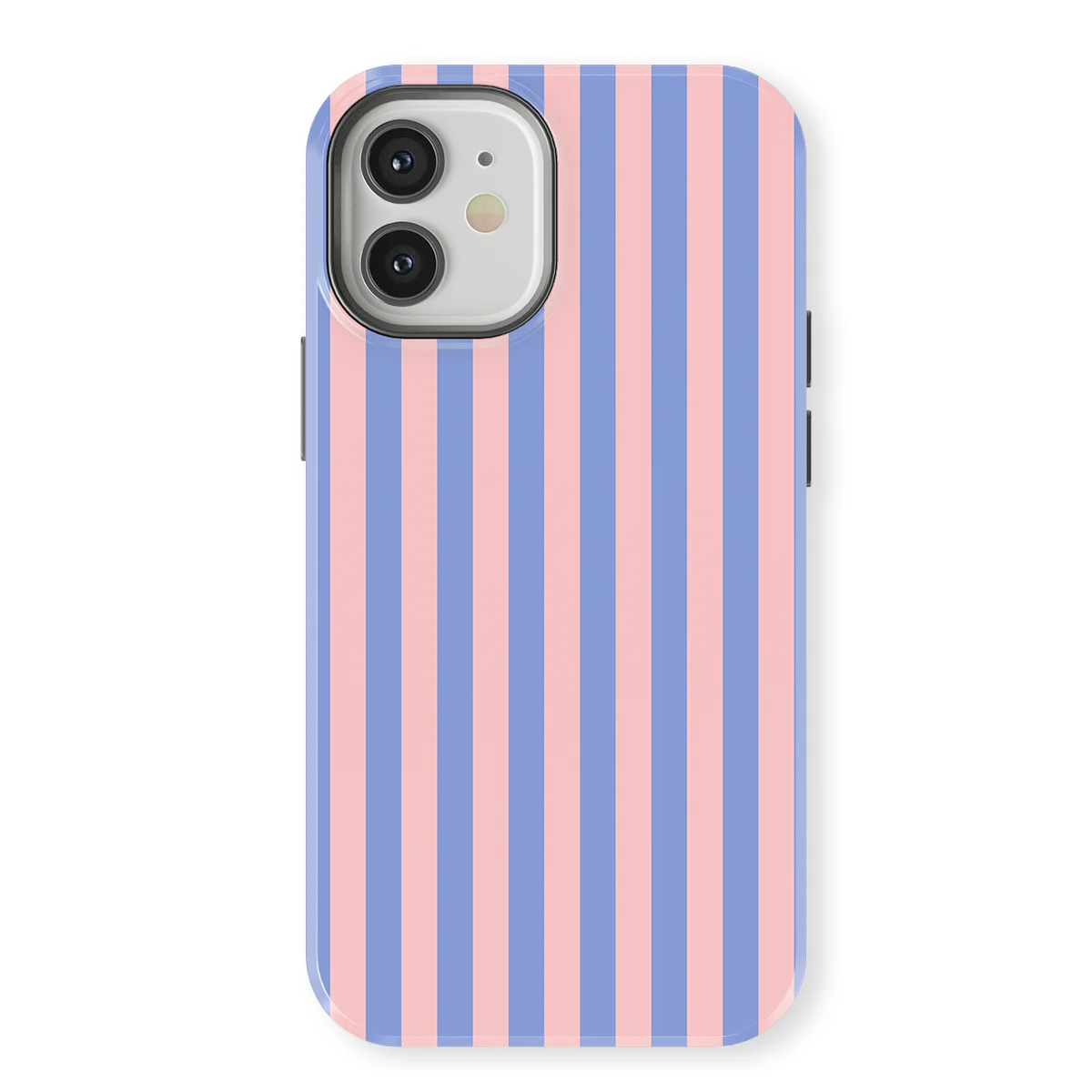 Stripes - Milkshake - Blue/Pink/Multicolor case for iPhone 12 - Image 1
