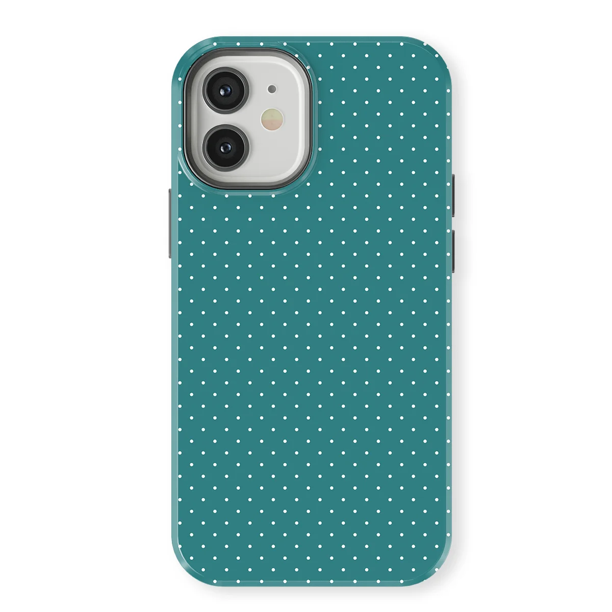 Micro Polka - Deep Teal - Turqoise for iPhone 12 Mini