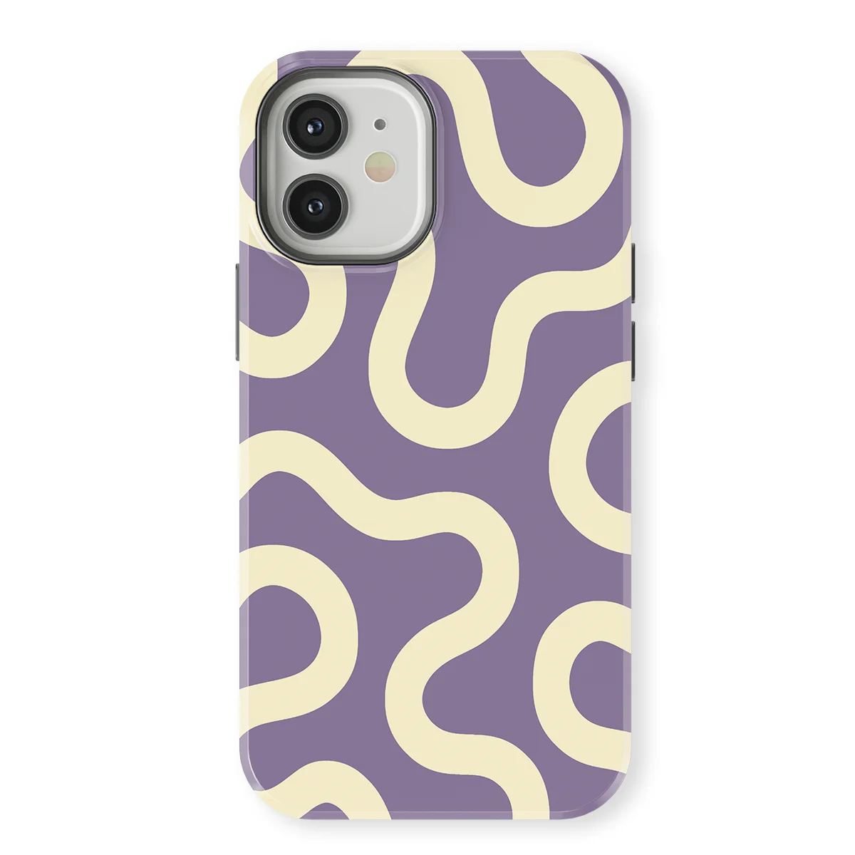 Motion Flow - Pastel Path - White/Purple for iPhone 12 Mini