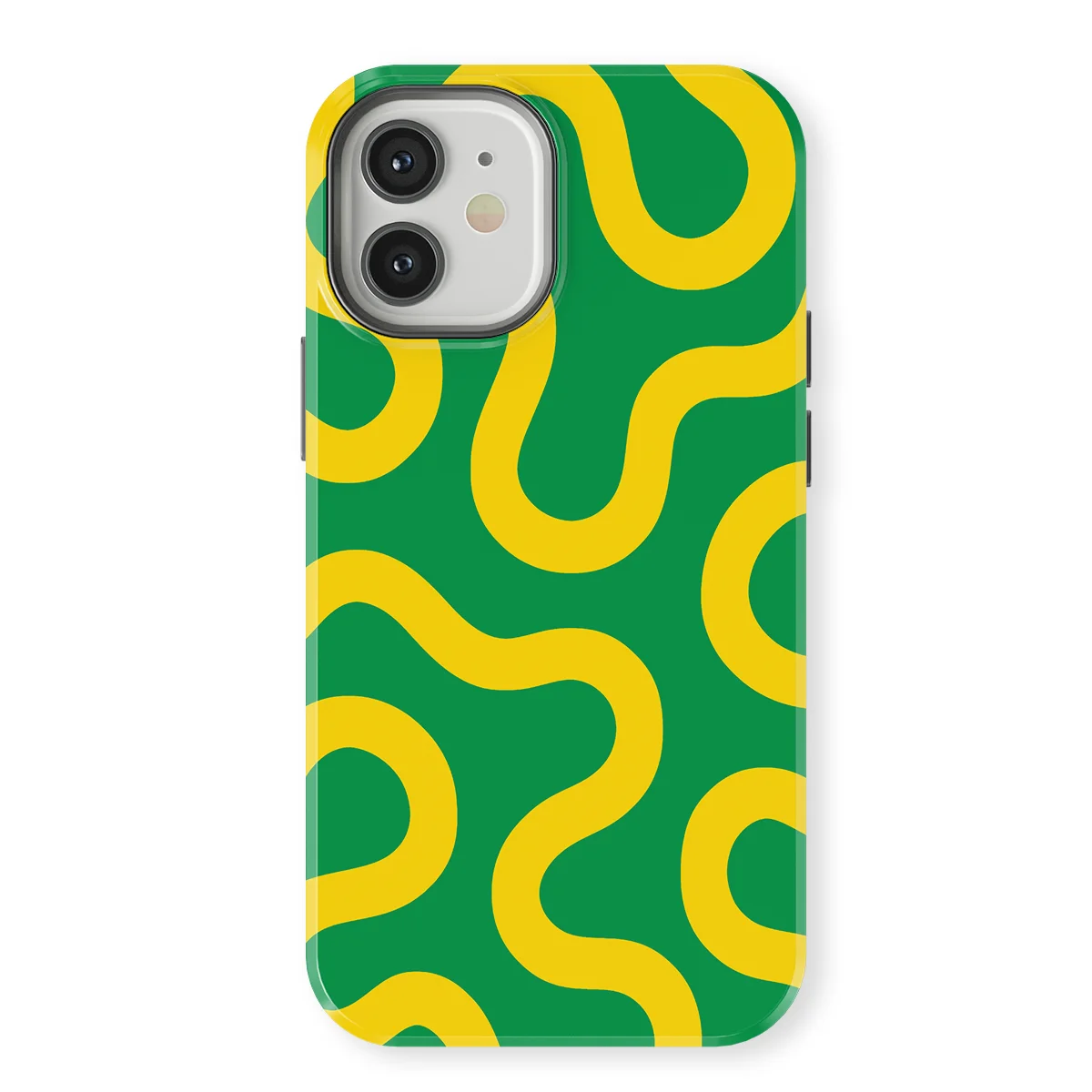 Motion Flow - Reggae Flow - Green/Yellow for iPhone 12 Mini