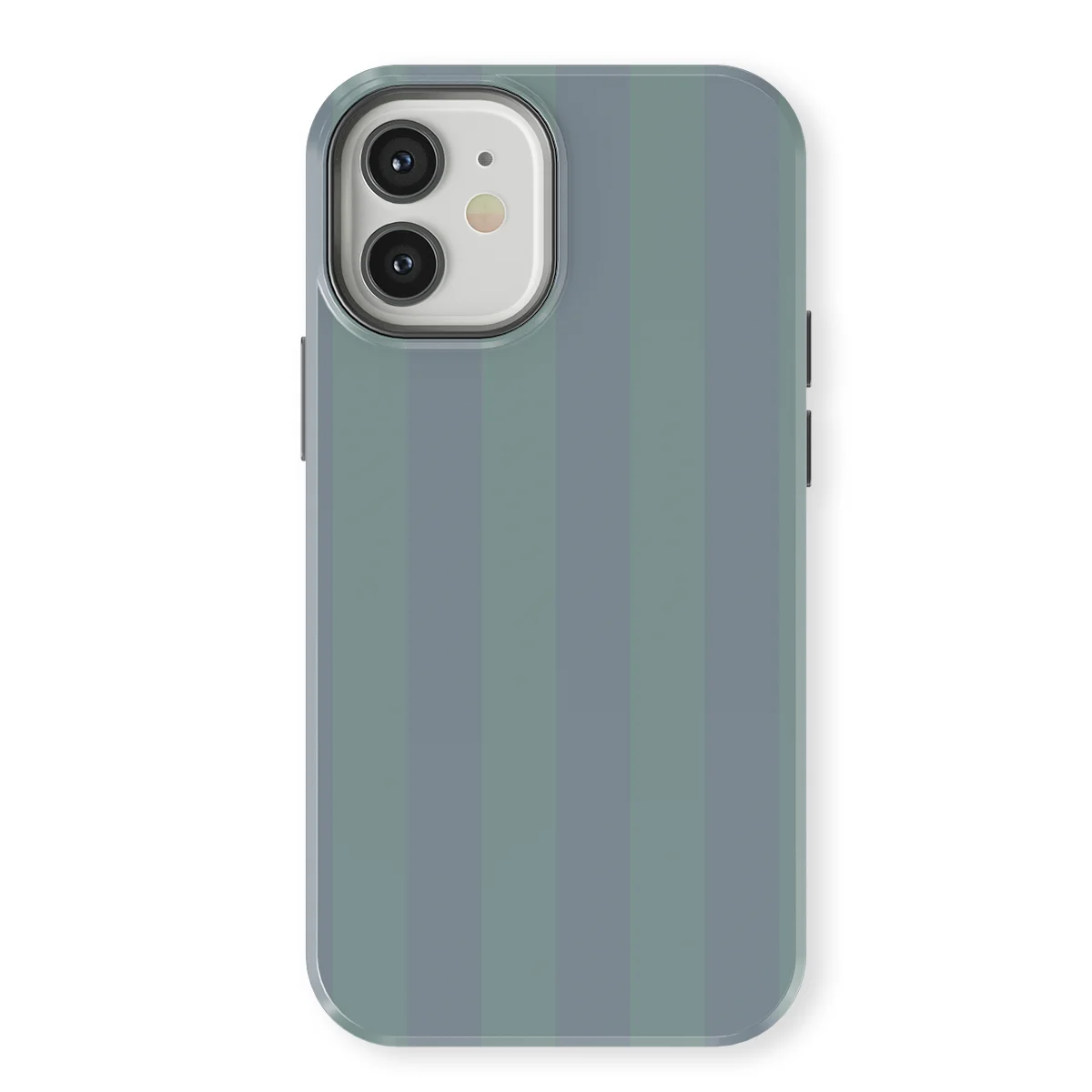 Stripes - Blue Mojito - Blue/Green/Multicolor case for iPhone 12 Mini - Image 1