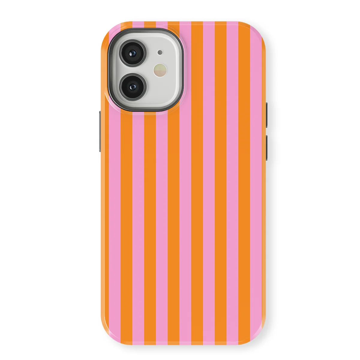 Stripes - Bubble Beam - Pink/Orange/Multicolor for iPhone 12 Mini