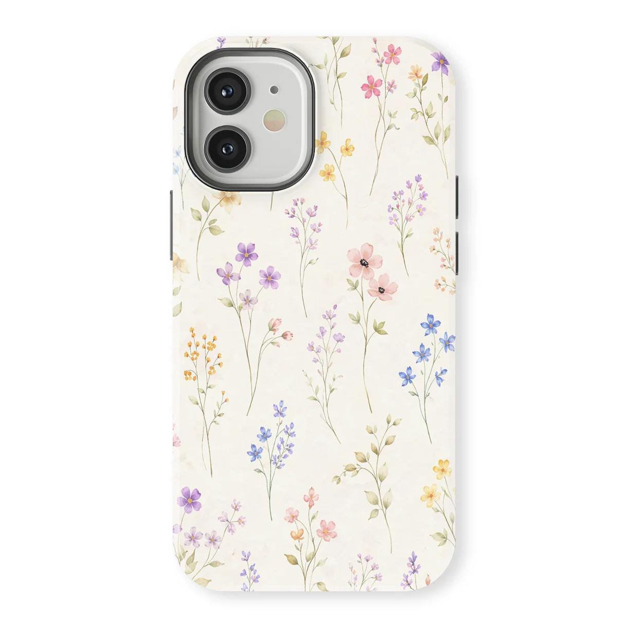 Watercolor Flowers - Wildflower Whisper - Multicolor case for iPhone 12 Mini - Image 1
