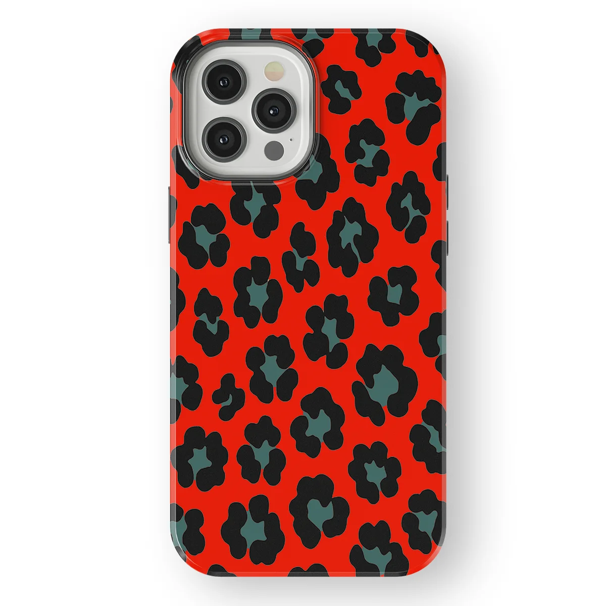 Animals - Jungle Blaze - Red/Blue case for iPhone 12 Pro - Image 1
