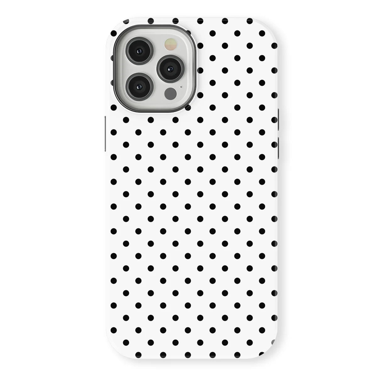 Polka Dots - Mono Dots - White/Black case for iPhone 12 Pro - Image 1