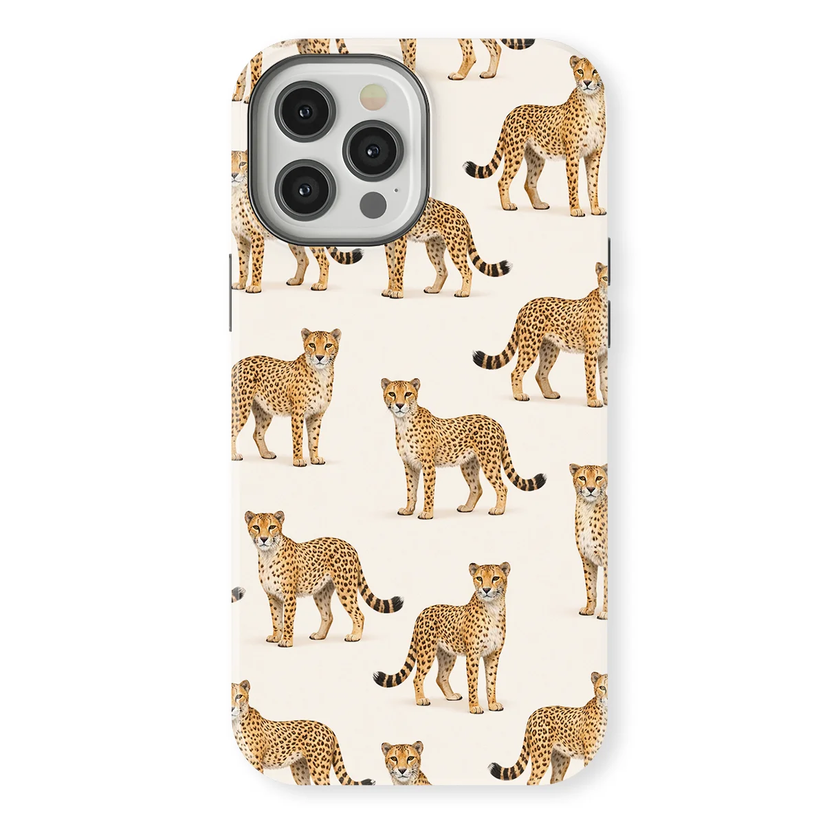 Safari - Cheetah - White/Yellow case for iPhone 12 Pro - Image 1
