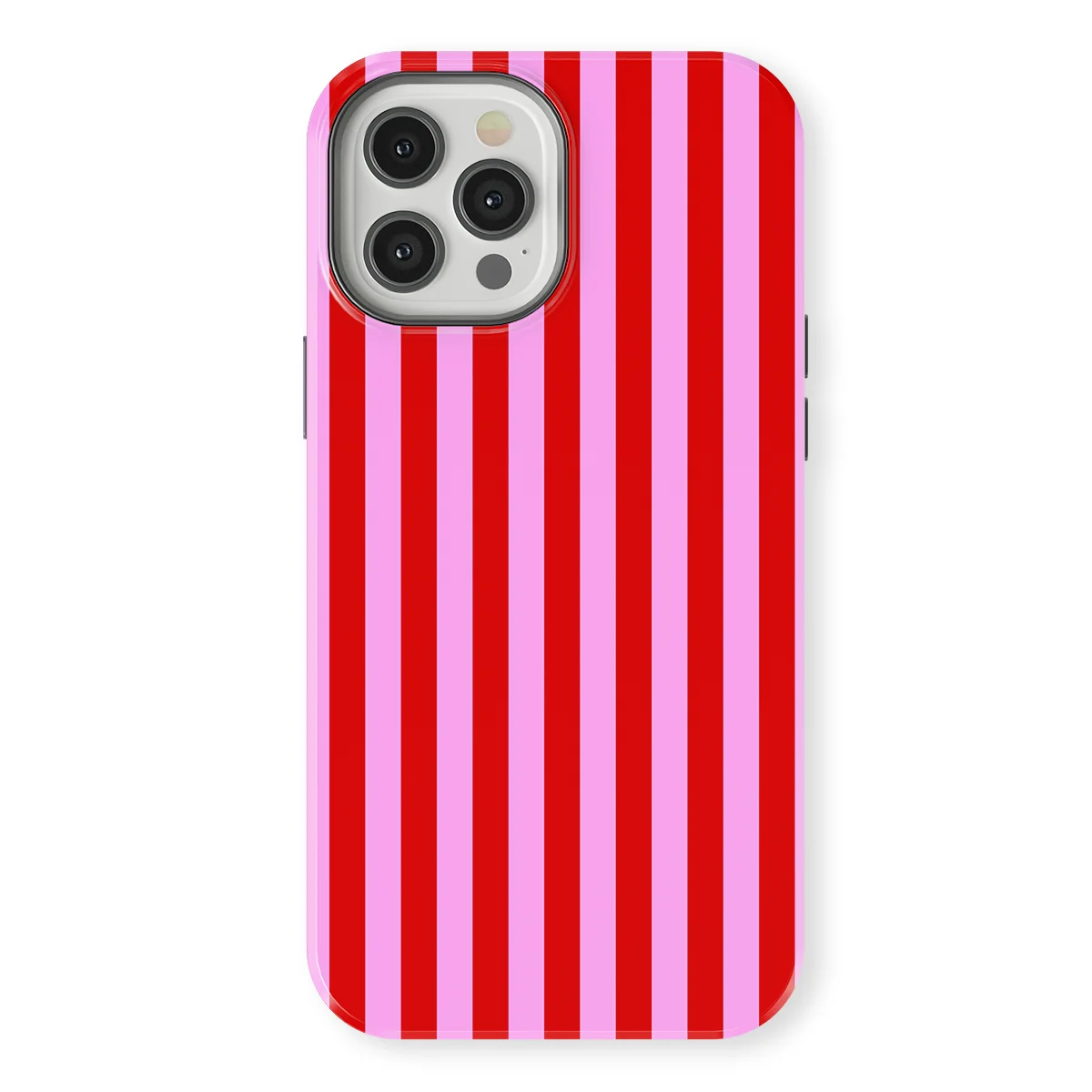 Stripes - Candy Stripes - Red/Pink/Multicolor case for iPhone 12 Pro - Image 1