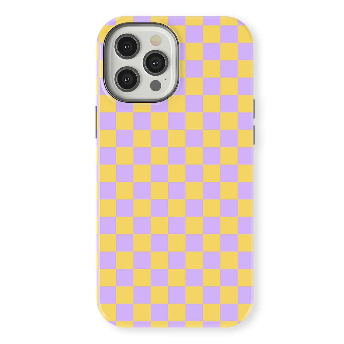 Tiny Squares - Lilac Lemonade - Yellow/Purple/Multicolor case for iPhone 12 Pro - Image 1