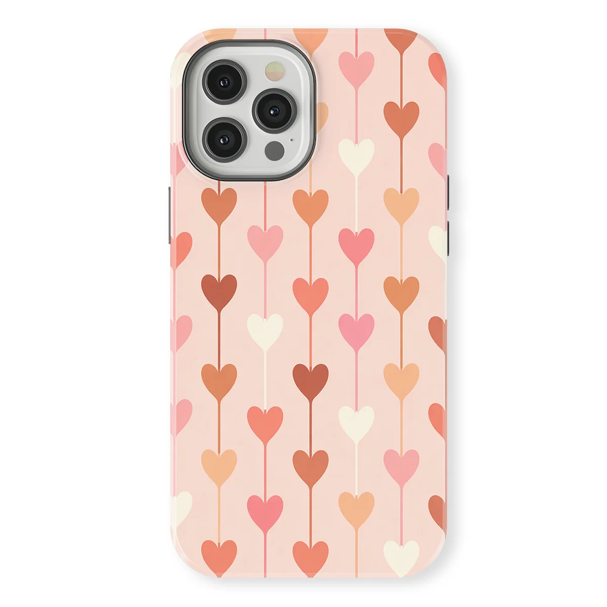 Little Love - Falling Hearts - Pink case for iPhone 12 Pro Max - Image 1
