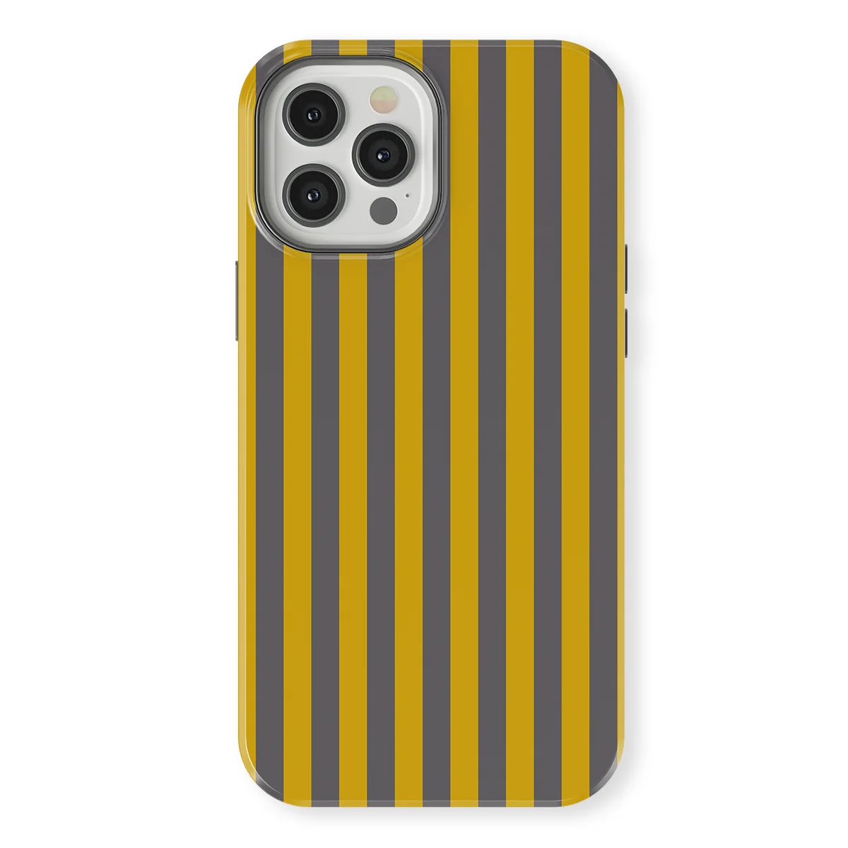 Stripes - Gravel Lane - Yellow/Grey/Multicolor case for iPhone 12 Pro Max - Image 1