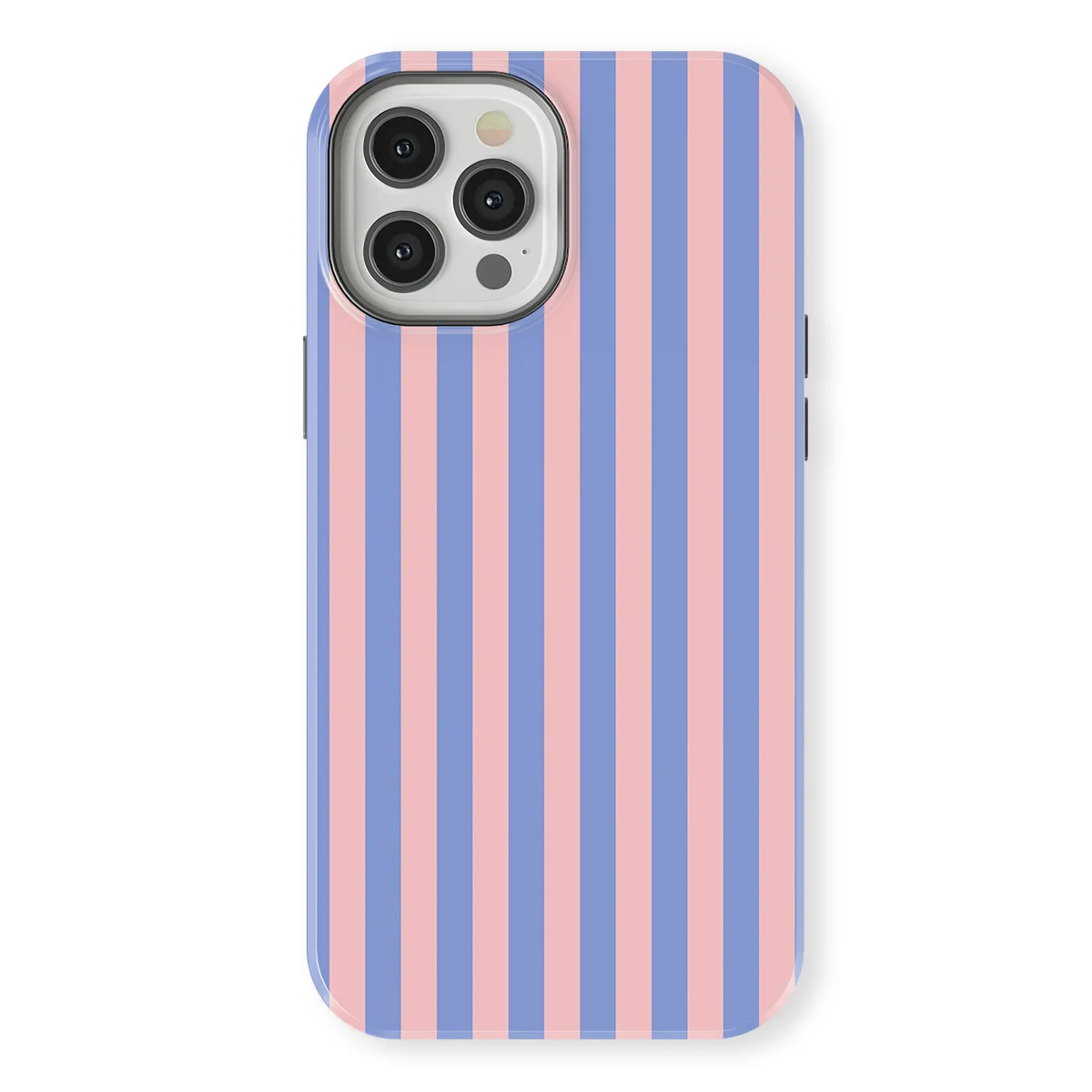 Stripes - Milkshake - Blue/Pink/Multicolor case for iPhone 12 Pro Max - Image 1