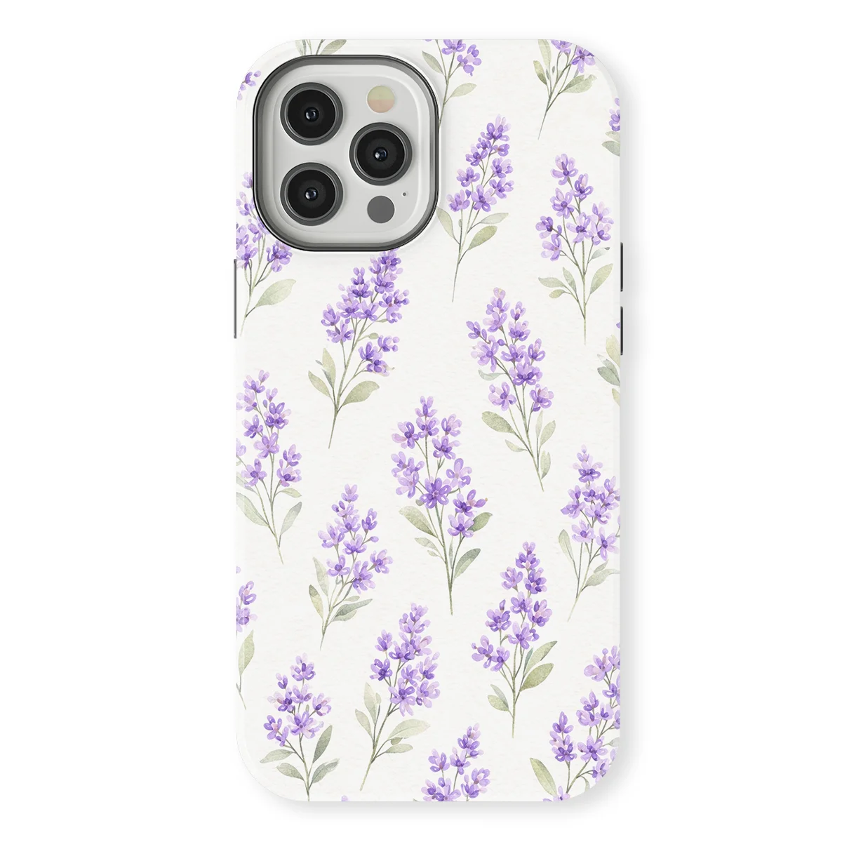 Watercolor Flowers - Provence Garden - Purple/Multicolor case for iPhone 12 Pro Max - Image 1