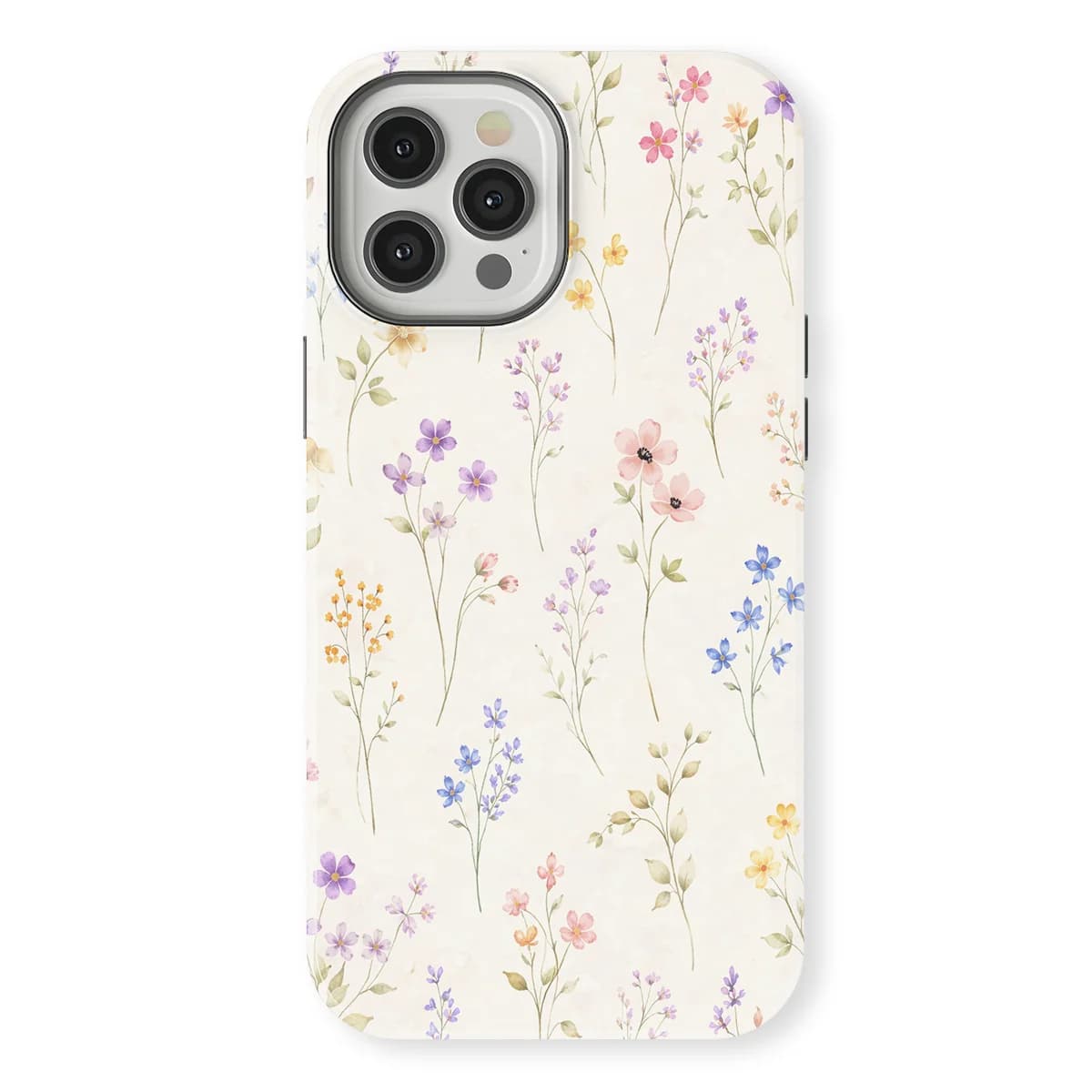 Watercolor Flowers - Wildflower Whisper - Multicolor for iPhone 12 Pro Max