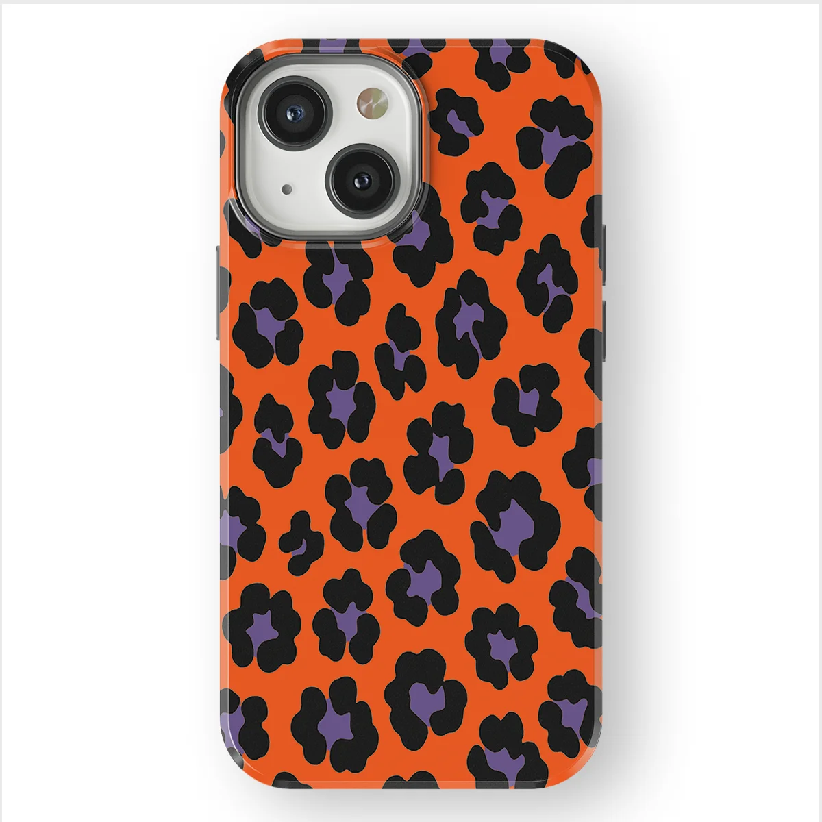 Animals - Bold Bite - Purple/Orange case for iPhone 13 - Image 1