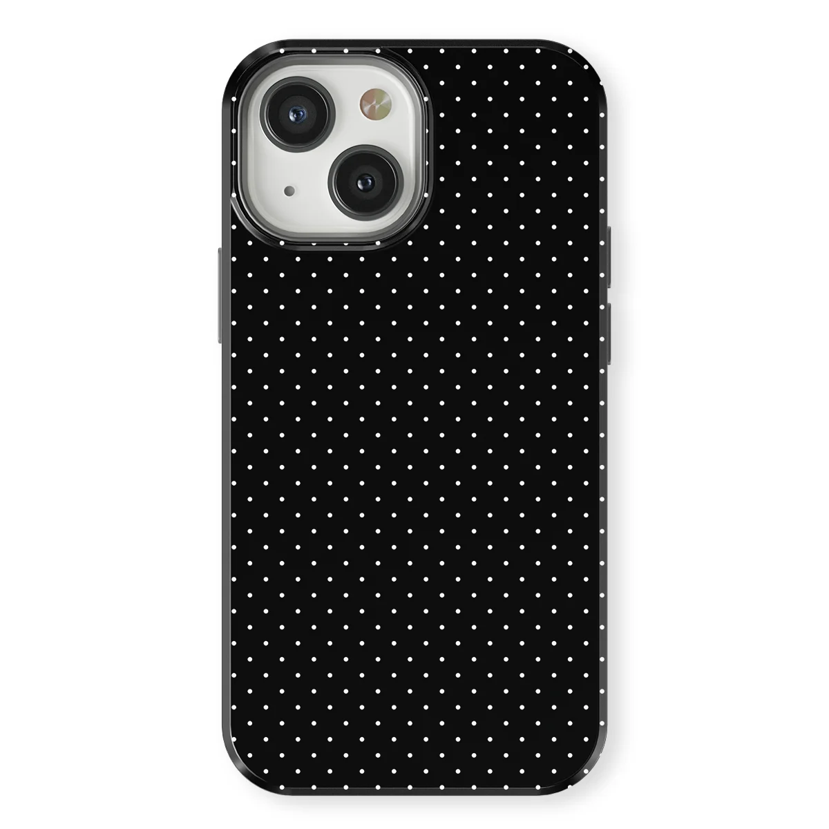 Micro Polka - Mono Chic - Black case for iPhone 13 - Image 1