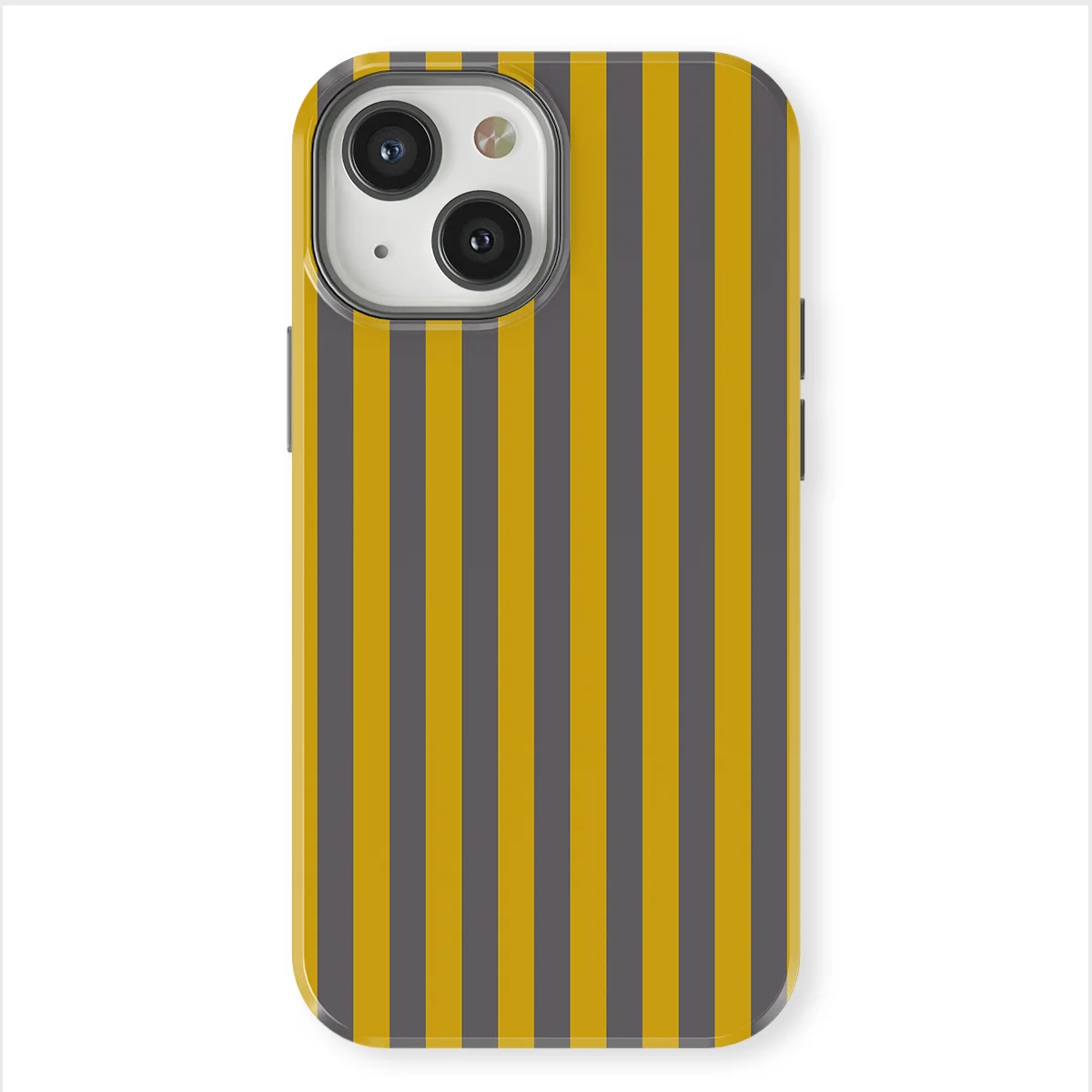 Stripes - Gravel Lane - Yellow/Grey/Multicolor for iPhone 13