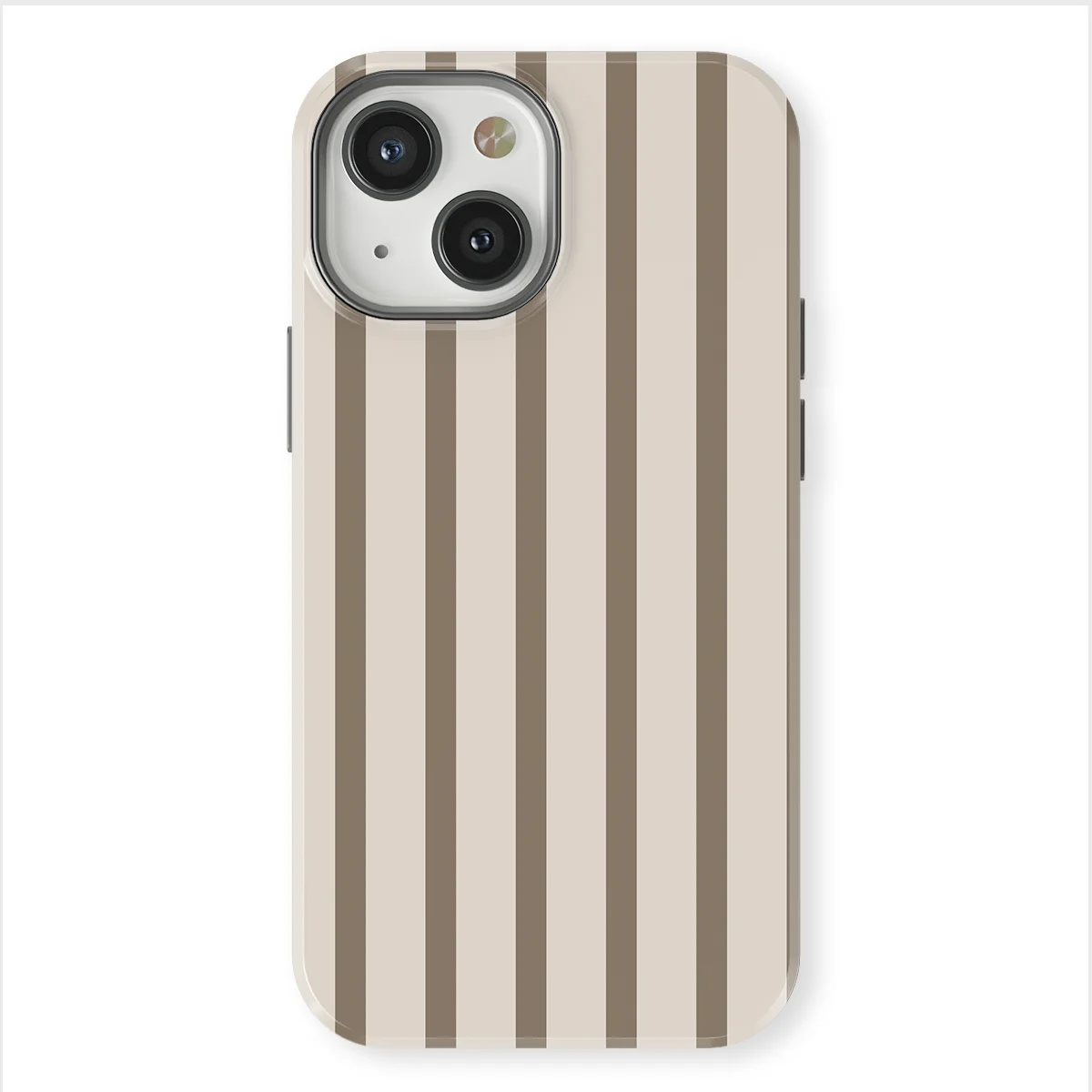 Stripes - Linen Wood - Beige/Brown for iPhone 13