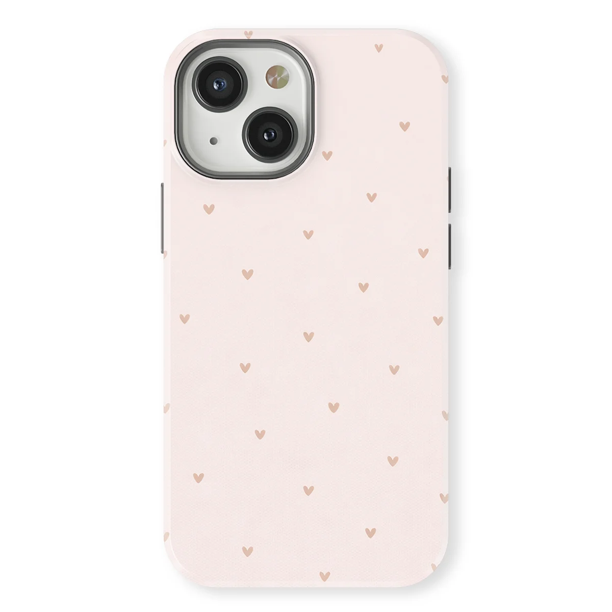 Little Love - Sanded Hearts - Pink case for iPhone 13 Mini - Image 1