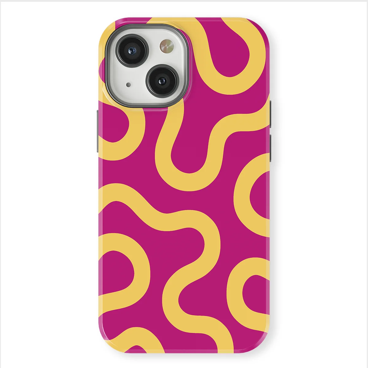 Motion Flow - Candy Current - Pink/Yellow case for iPhone 13 Mini - Image 1