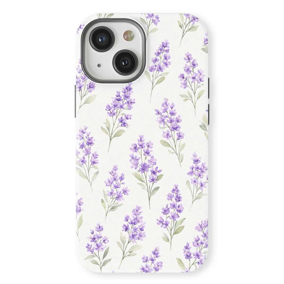 Watercolor Flowers - Provence Garden - Purple/Multicolor case for iPhone 13 Mini - Image 1