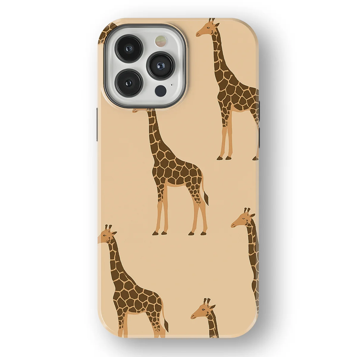 Animals - Giraffe - Beige/Yellow case for iPhone 13 Pro - Image 1
