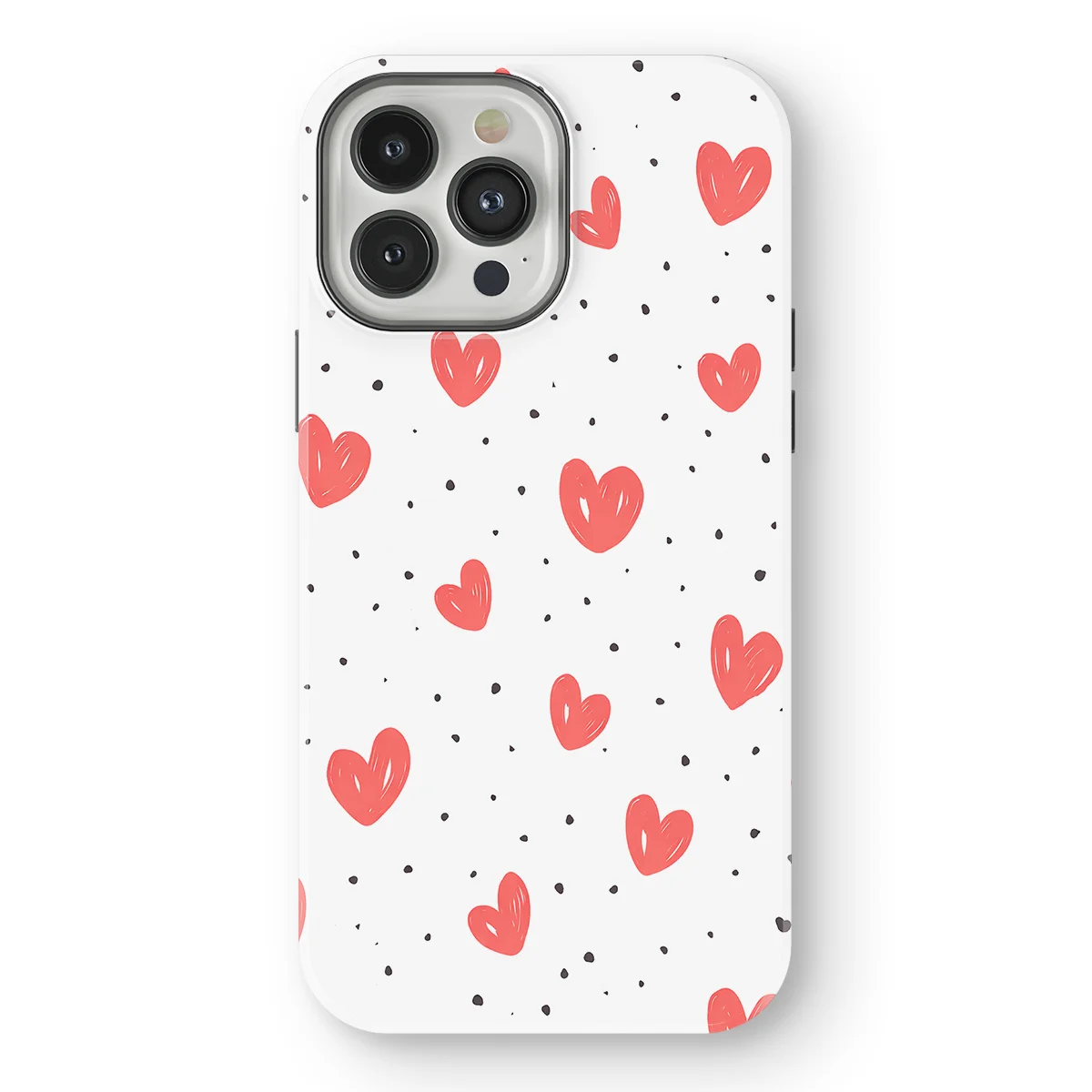 Little Love - Cherry Hearts - White/Red/Multicolor case for iPhone 13 Pro - Image 1