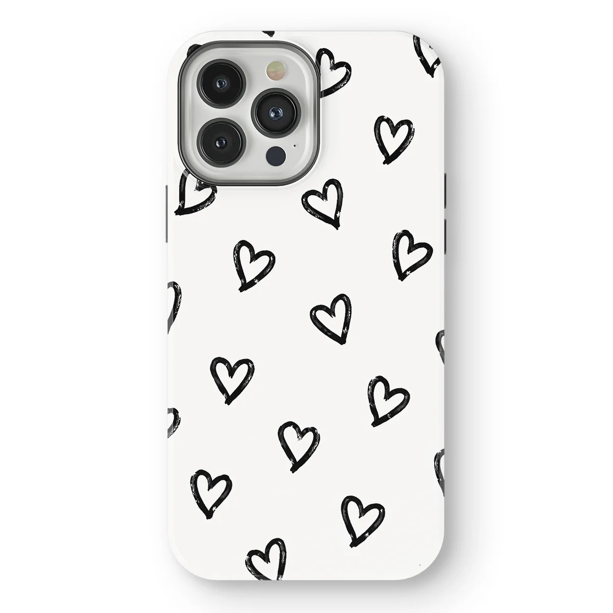 Little Love - Mono Hearts - White/Black/Multicolor case for iPhone 13 Pro - Image 1