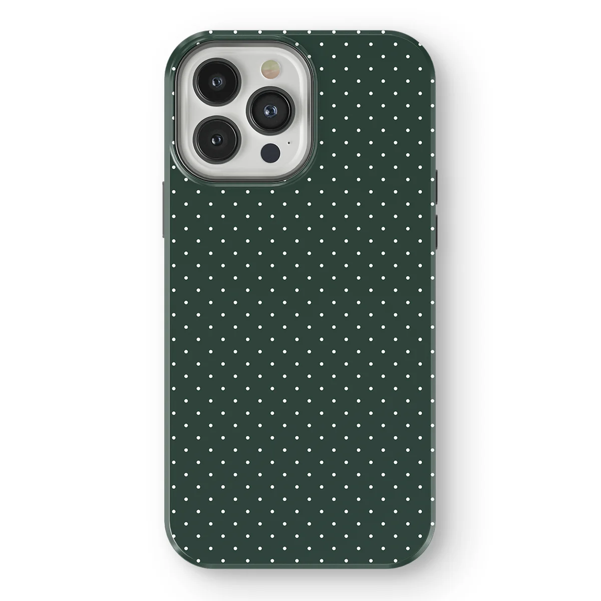 Micro Polka - Pine Pins - Green case for iPhone 13 Pro - Image 1