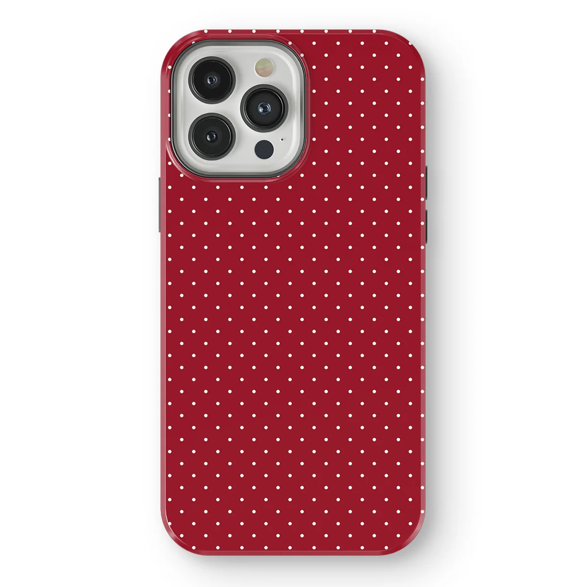 Micro Polka - Red Velvet - Red for iPhone 13 Pro