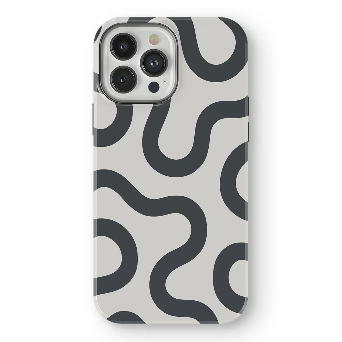 Motion Flow - Graphite Glide - White/Grey case for iPhone 13 Pro - Image 1