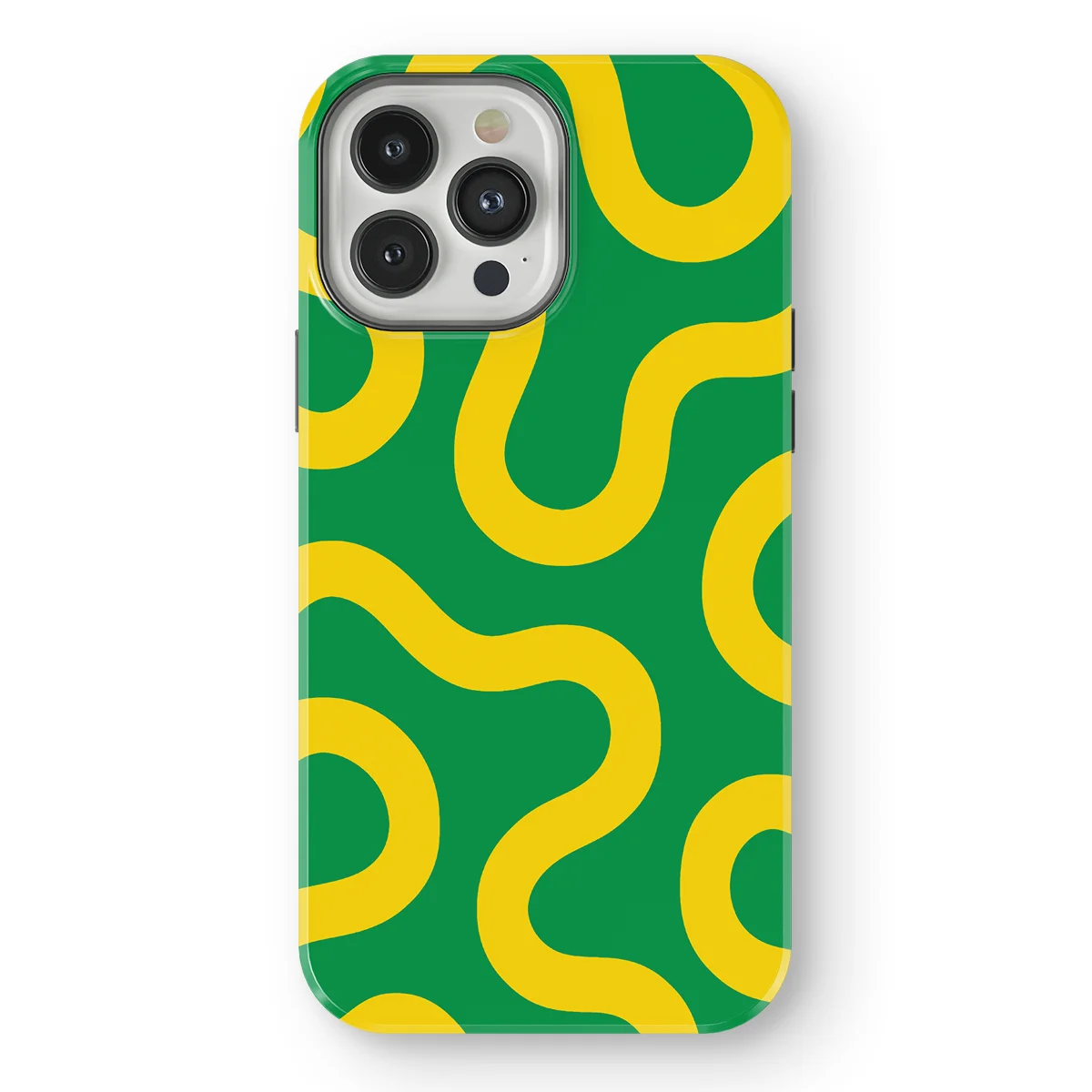 Motion Flow - Reggae Flow - Green/Yellow case for iPhone 13 Pro - Image 1