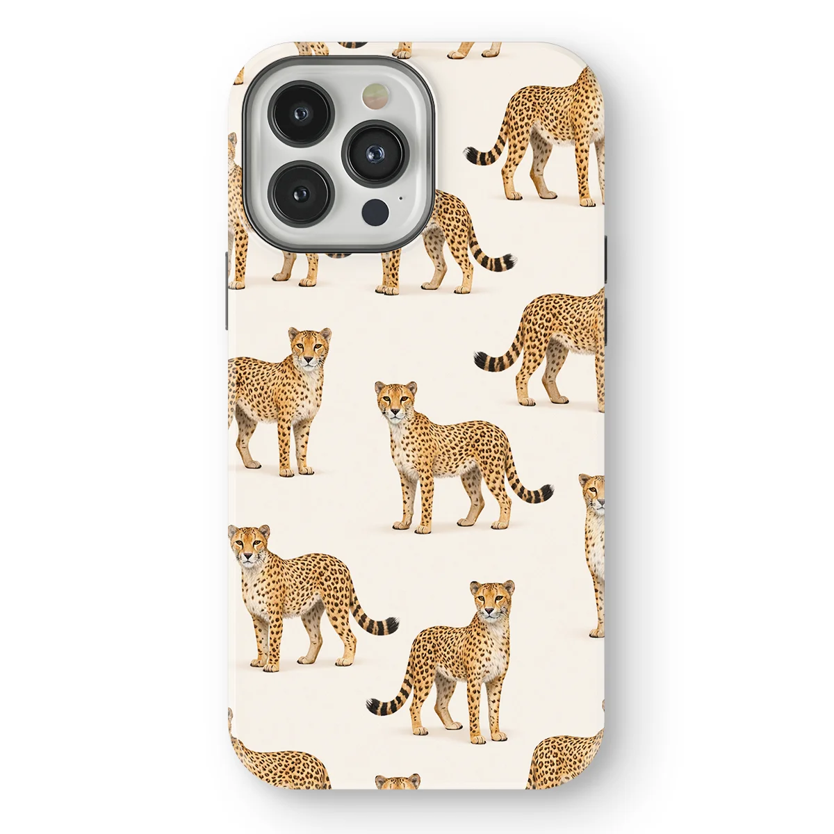 Safari - Cheetah - White/Yellow case for iPhone 13 Pro - Image 1