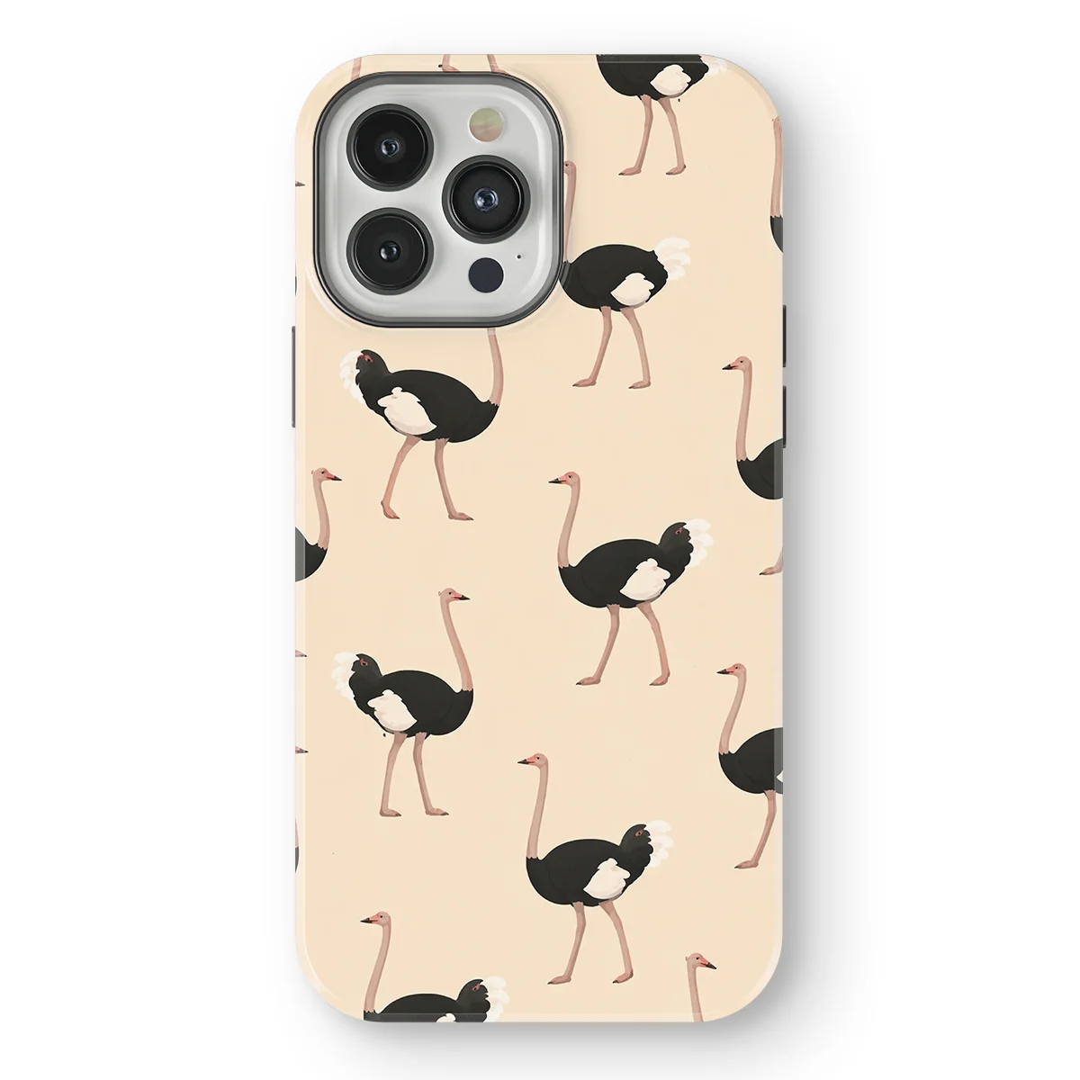 Safari - Struisvogel - White/Black case for iPhone 13 Pro - Image 1