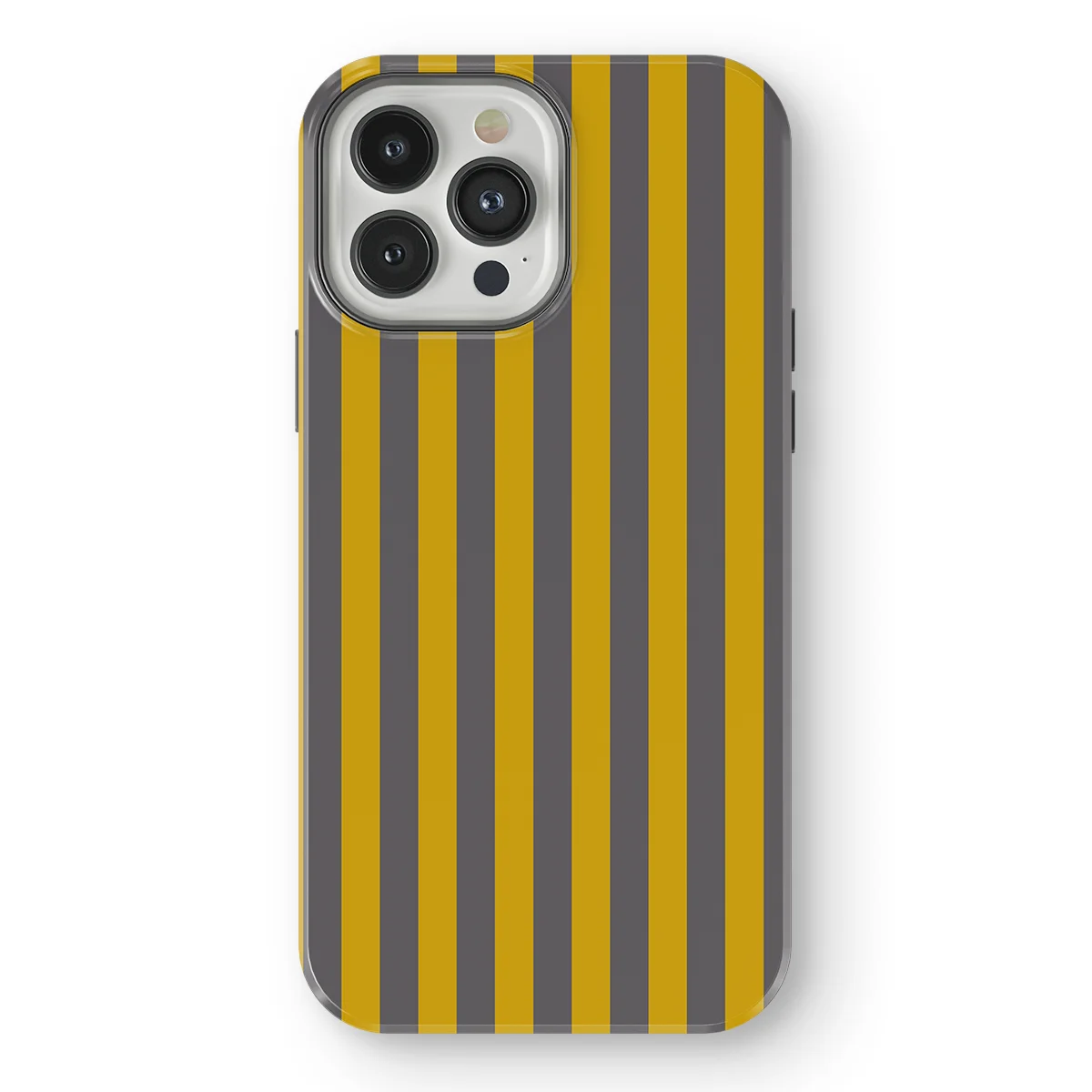 Stripes - Gravel Lane - Yellow/Grey/Multicolor case for iPhone 13 Pro - Image 1