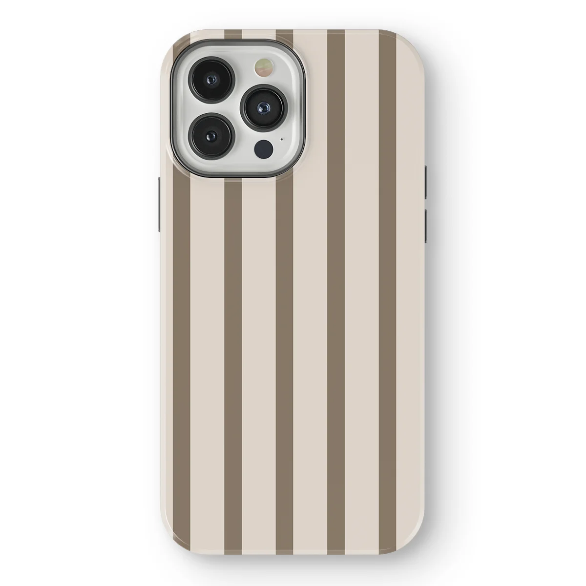Stripes - Linen Wood - Beige/Brown for iPhone 13 Pro