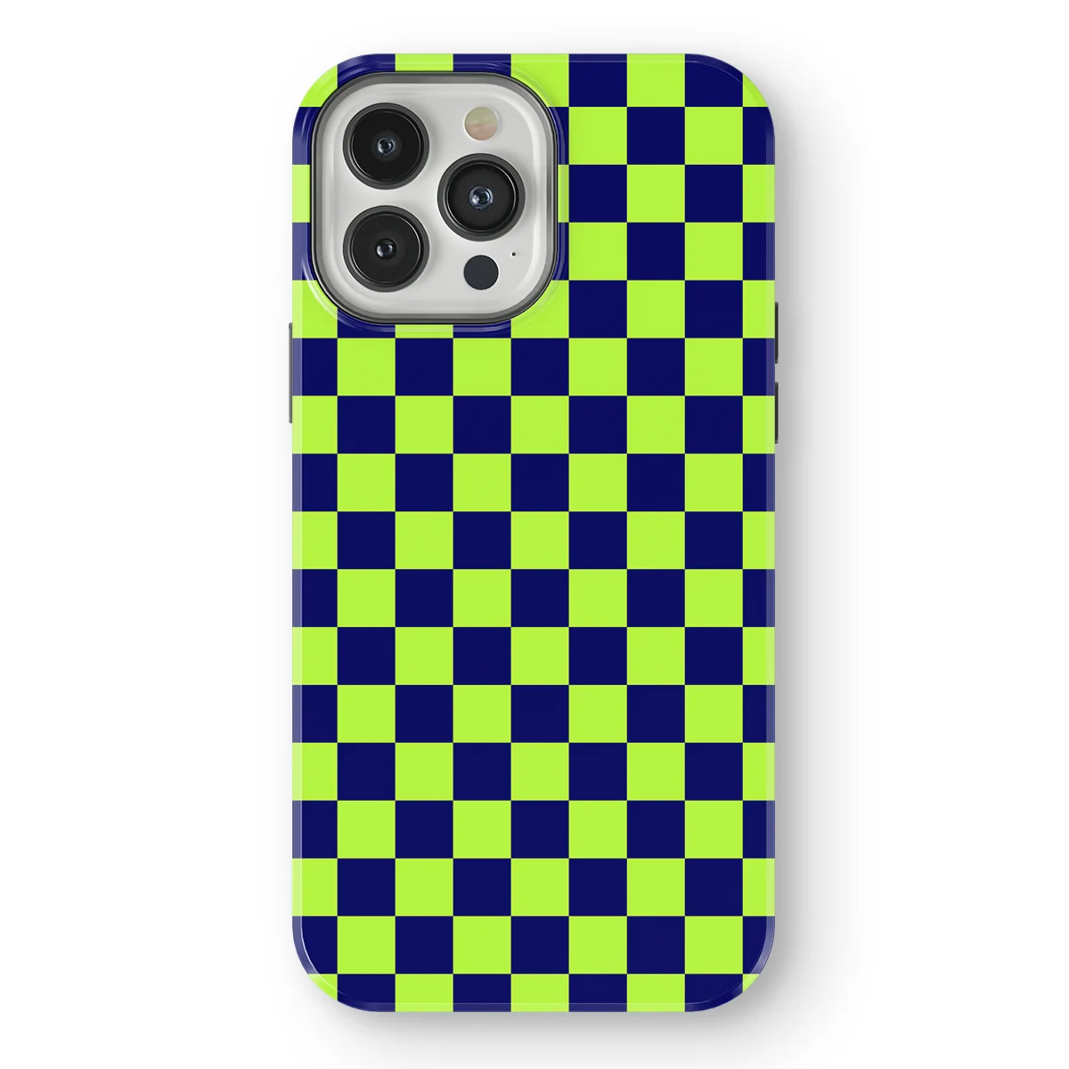 Tiny Squares - Acid Grid - Green/Blue/Multicolor case for iPhone 13 Pro - Image 1
