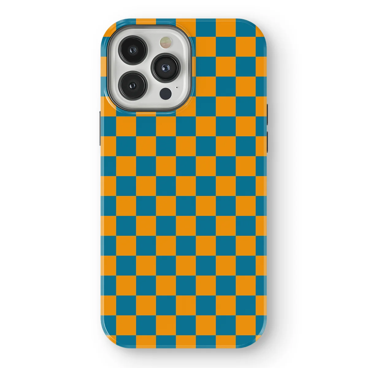 Tiny Squares - Petrol Pop - Orange/Blue/Multicolor case for iPhone 13 Pro - Image 1
