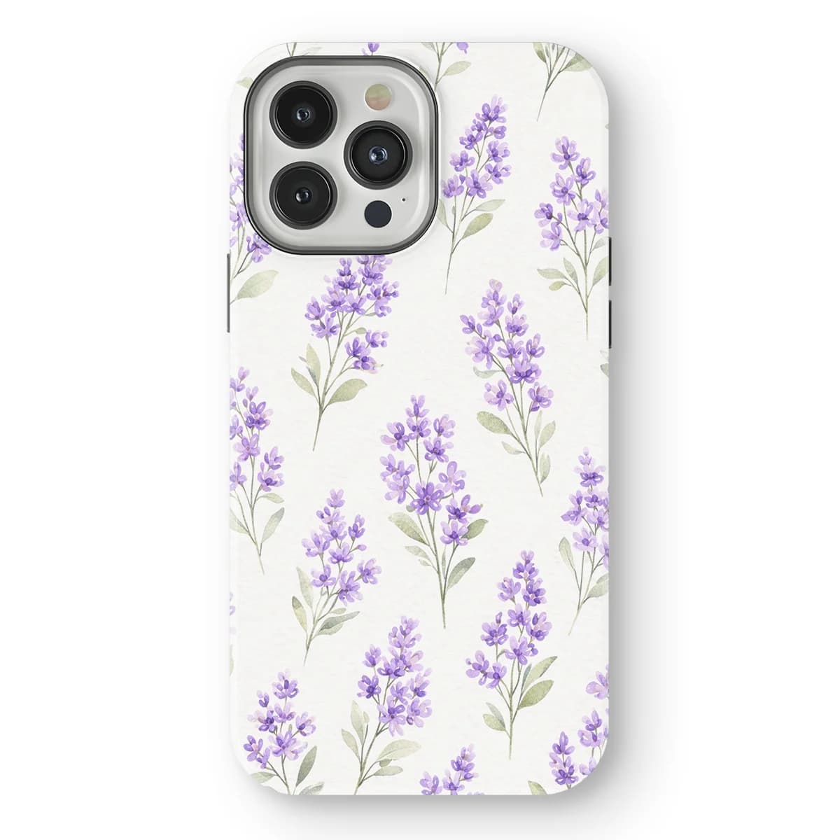 Watercolor Flowers - Provence Garden - Purple/Multicolor for iPhone 13 Pro