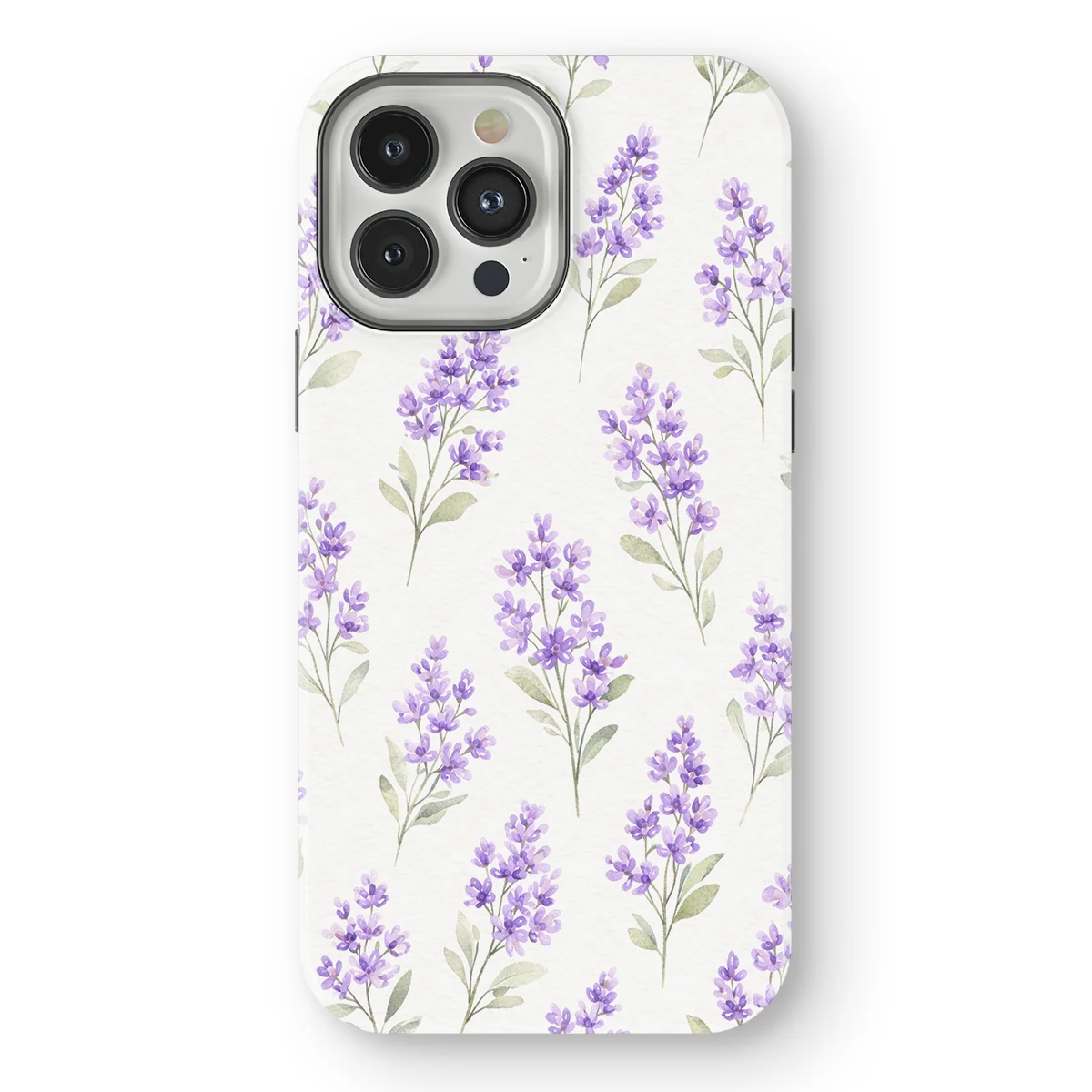 Watercolor Flowers - Provence Garden - Purple/Multicolor case for iPhone 13 Pro - Image 1