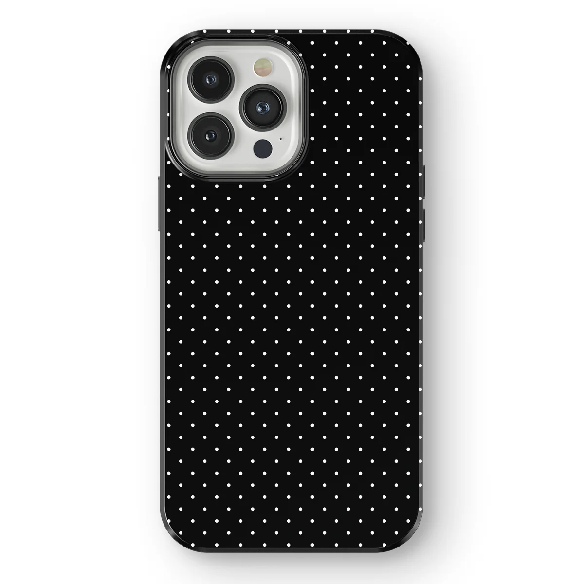 Micro Polka - Mono Chic - Black case for iPhone 13 Pro Max - Image 1
