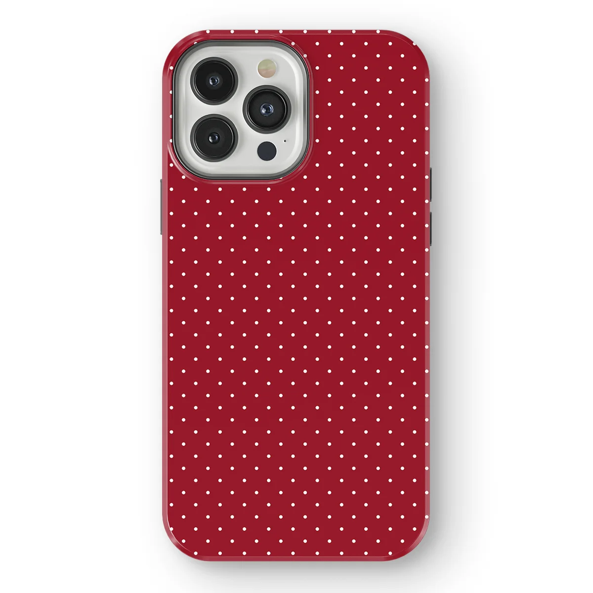 Micro Polka - Red Velvet - Red for iPhone 13 Pro Max