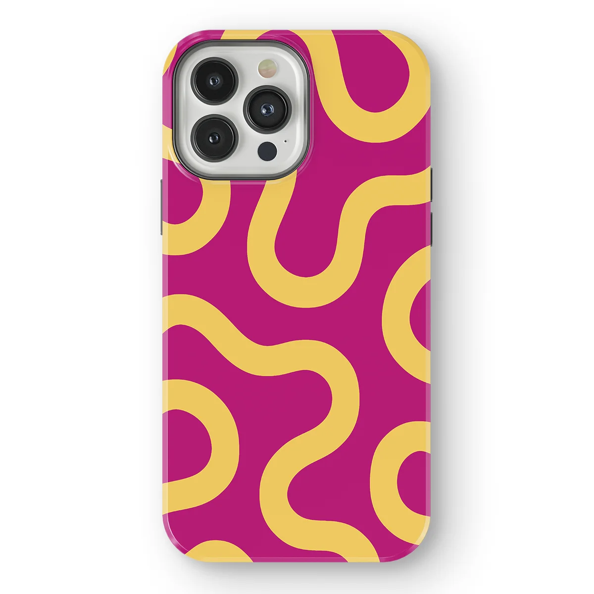 Motion Flow - Candy Current - Pink/Yellow case for iPhone 13 Pro Max - Image 1