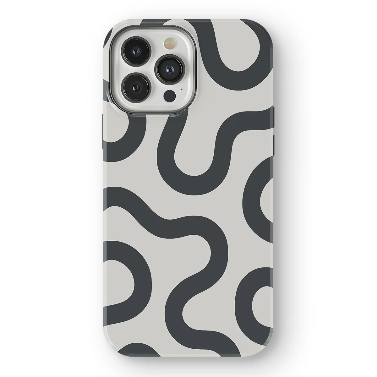 Motion Flow - Graphite Glide - White/Grey case for iPhone 13 Pro Max - Image 1