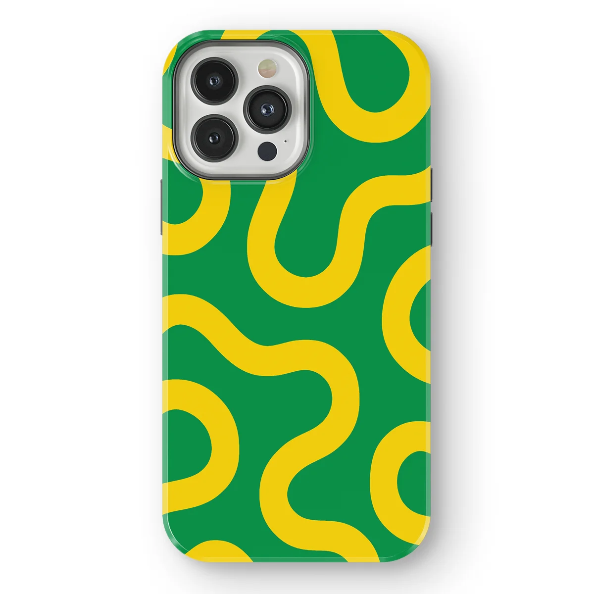 Motion Flow - Reggae Flow - Green/Yellow case for iPhone 13 Pro Max - Image 1