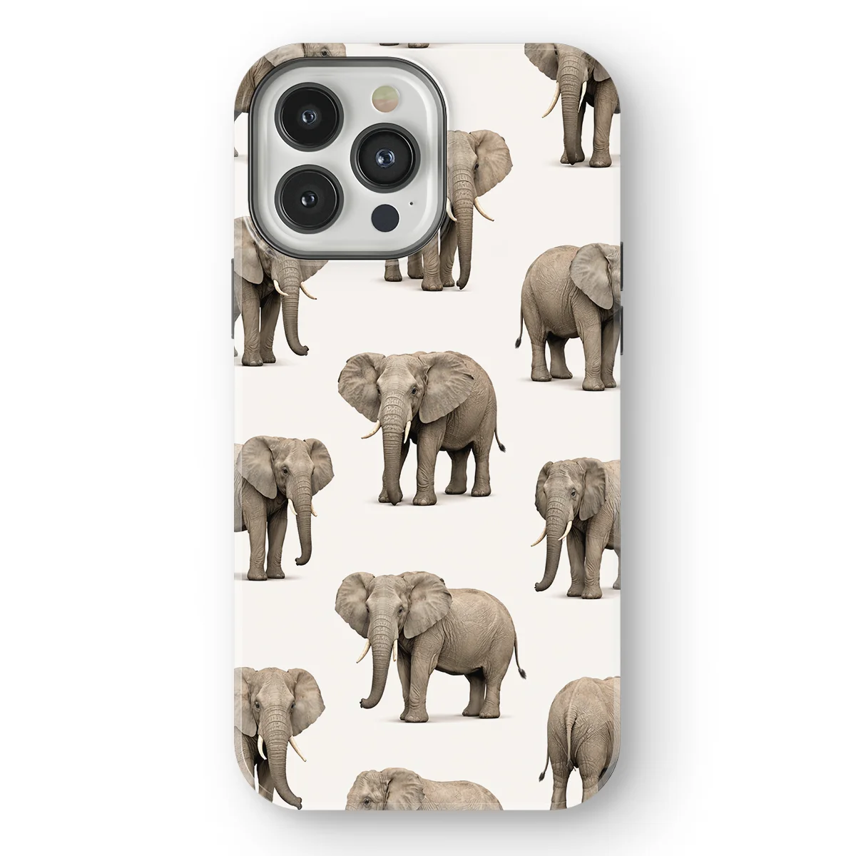 Safari - Olifant - White/Grey case for iPhone 13 Pro Max - Image 1