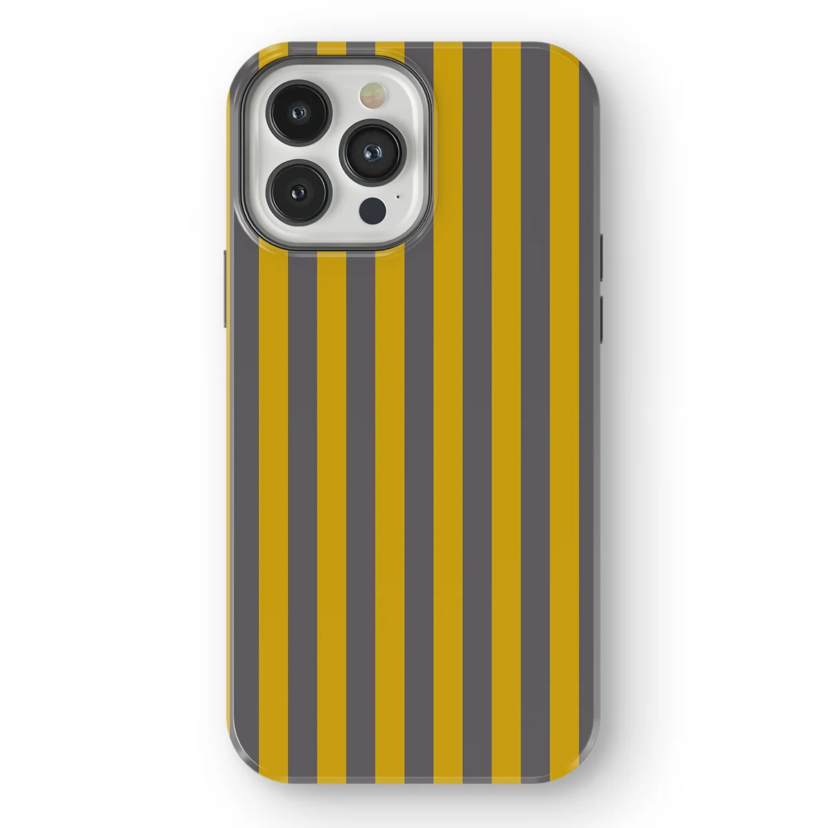 Stripes - Gravel Lane - Yellow/Grey/Multicolor case for iPhone 13 Pro Max - Image 1