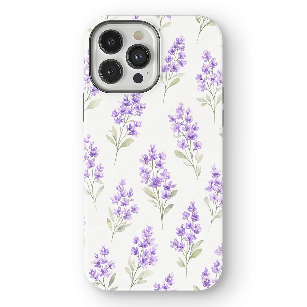 Watercolor Flowers - Provence Garden - Purple/Multicolor case for iPhone 13 Pro Max - Image 1