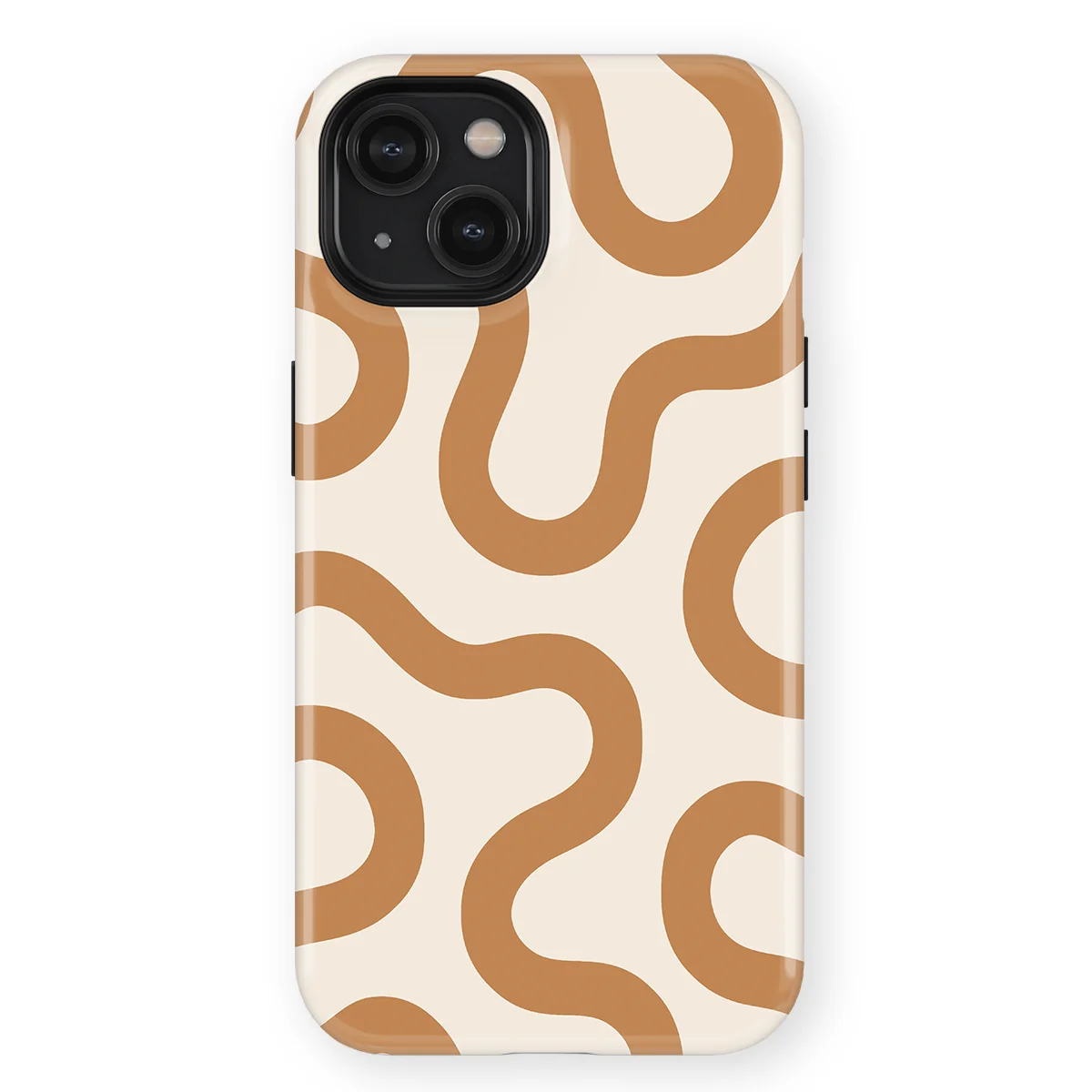 Motion Flow - Warm Whisper - White/Brown for iPhone 14