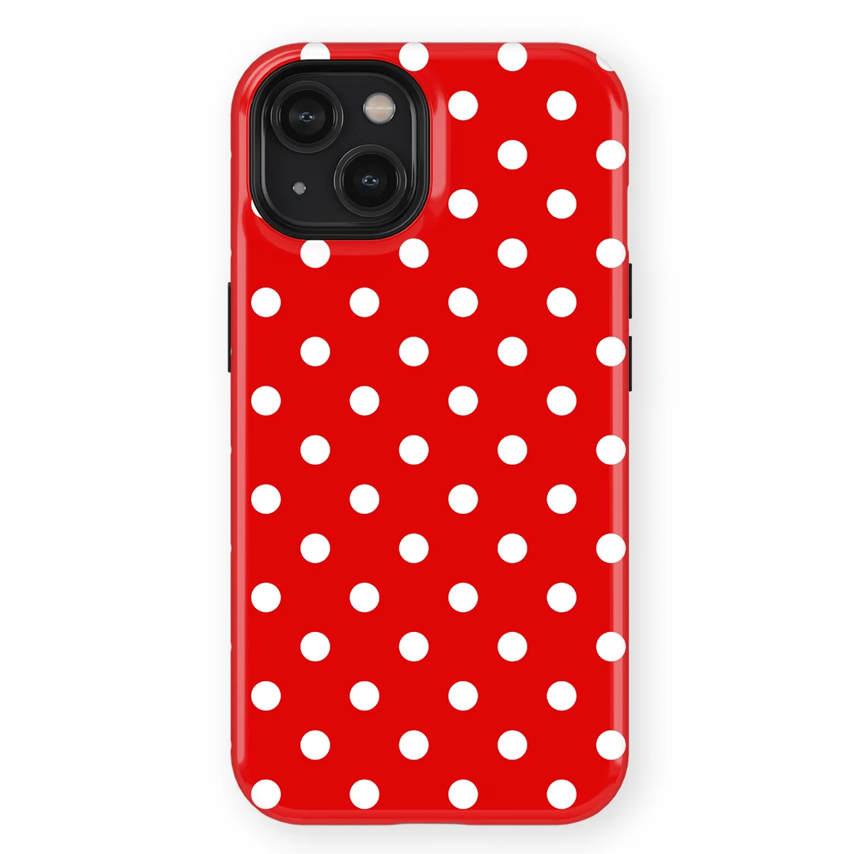 Polka Dots - Classic Red - Red/White for iPhone 14